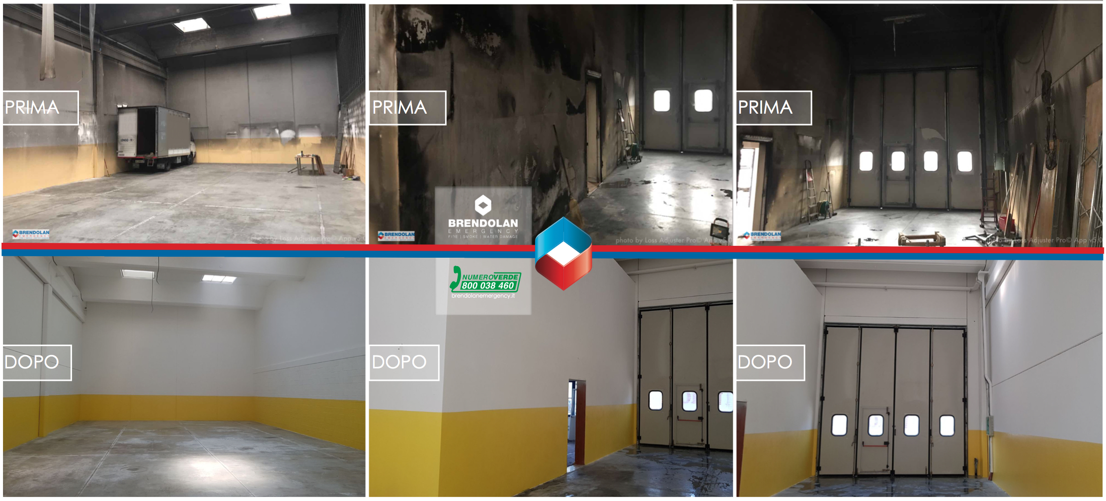 Pulizia dopo incendio in un magazzino: la pulizia criogenica